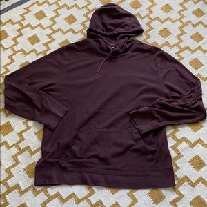 Burgundy lightweight hoodie
